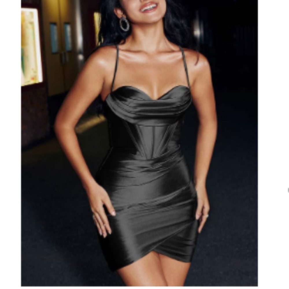 Black homecoming or prom dress. Never worn.